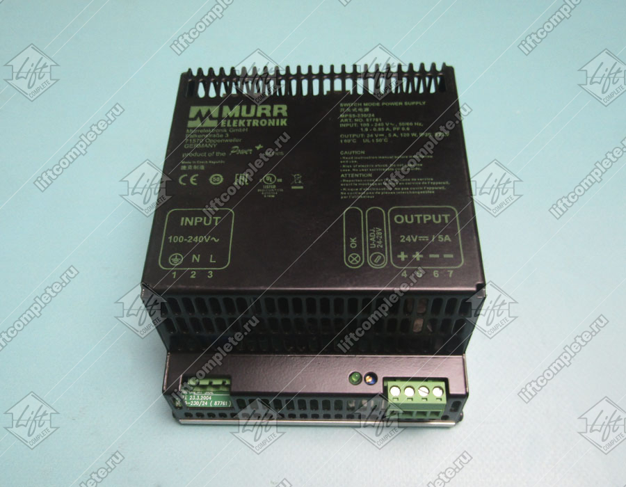 Блок питания, MURR ELEKTRONIK, MPS5-230, 24В, 5A