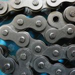 Цепь привода поручня эскалатора, однорядная, шаг - 15,875 мм, тип B