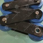 Цепь ступеней эскалатора, ST-133, шаг — 133,33 мм, палец - 84,7x14,63/14,63 мм, пластины - 40x5/40x5 мм, ролик — 70х25 мм, 180 кН (комплект на 10 ступеней)