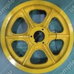 Канатоведущий шкив (КВШ), КМЗ, 525х3х10,5, 0411К.92.00.001В