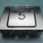 Кнопка вызова/приказа, CANNY, BA510, 5 этаж, прямоугольная