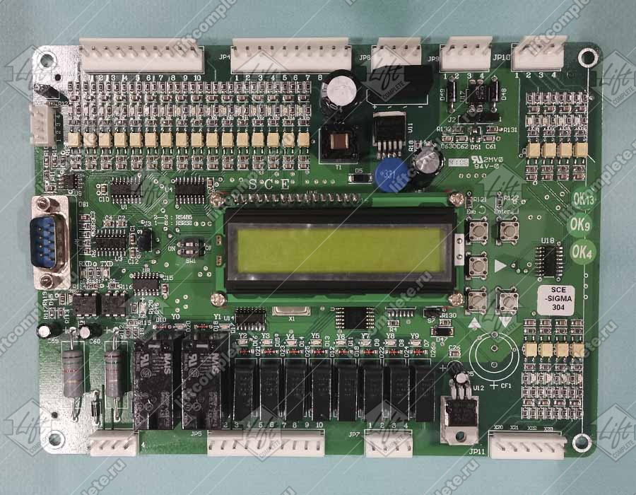 Плата эскалатора, SIGMA, SCE, с дисплеем