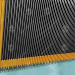 Ступень эскалатора, BLT, 1000 мм, диаметр роликов - 70 мм, угол 35 градусов, три желтые пластиковые линии демаркации