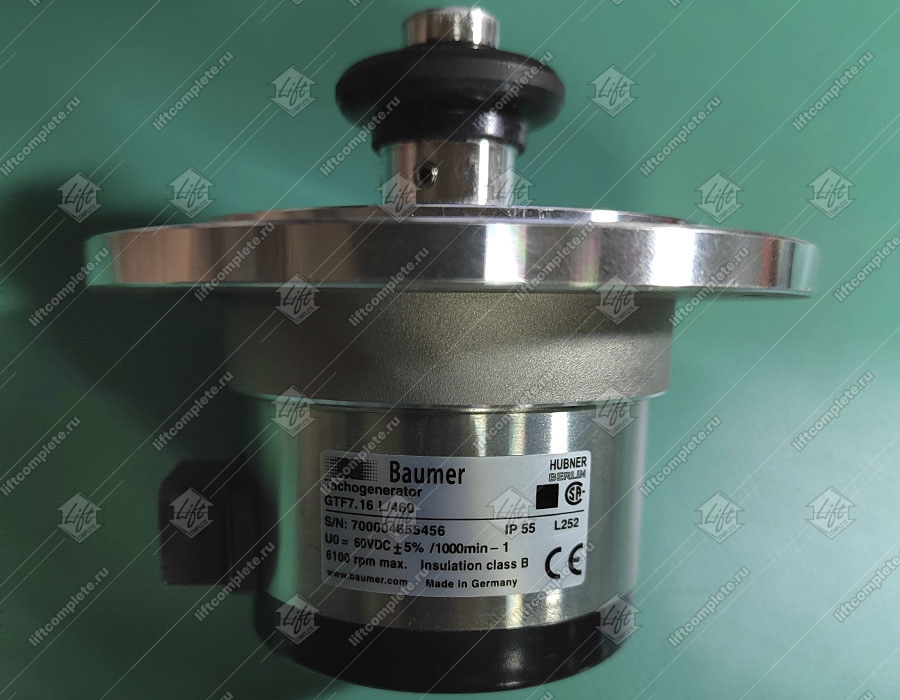 Тахометр, KONE, MX10, GTF 7.16L/460, D - 37,5 мм, L - 9,5 м
