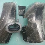 Фронтальная панель устья поручня, XIZI OTIS, правая, металлическая