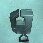 Фронтальная пластиковая панель устья поручня эскалатора, HYUNDAI, с устьем, с вырезом для индикатора, левая