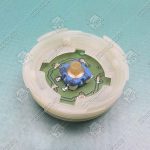 Базовый элемент кнопки вызова, KONE, вниз, янтарная подсветка