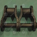 Переходное звено, двухрядной цепи привода поручня эскалатора, шаг - 31,75 мм, тип A, усиленное (HY)