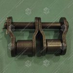 Соединительное звено, двухрядной цепи привода поручня эскалатора, шаг - 25,4 мм, тип B, усиленное (HY)