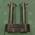 Соединительное звено, двухрядной цепи привода поручня эскалатора, шаг - 31,75 мм, тип A, усиленное (HY)