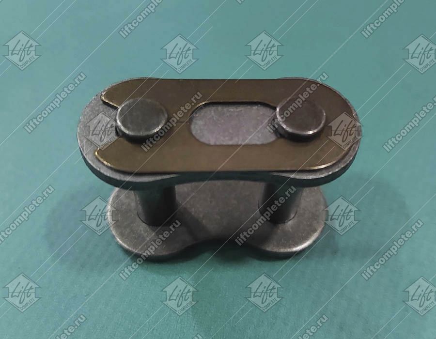 Соединительное звено, однорядной цепи привода поручня эскалатора, шаг - 25,4 мм, тип B, усиленное (HY)