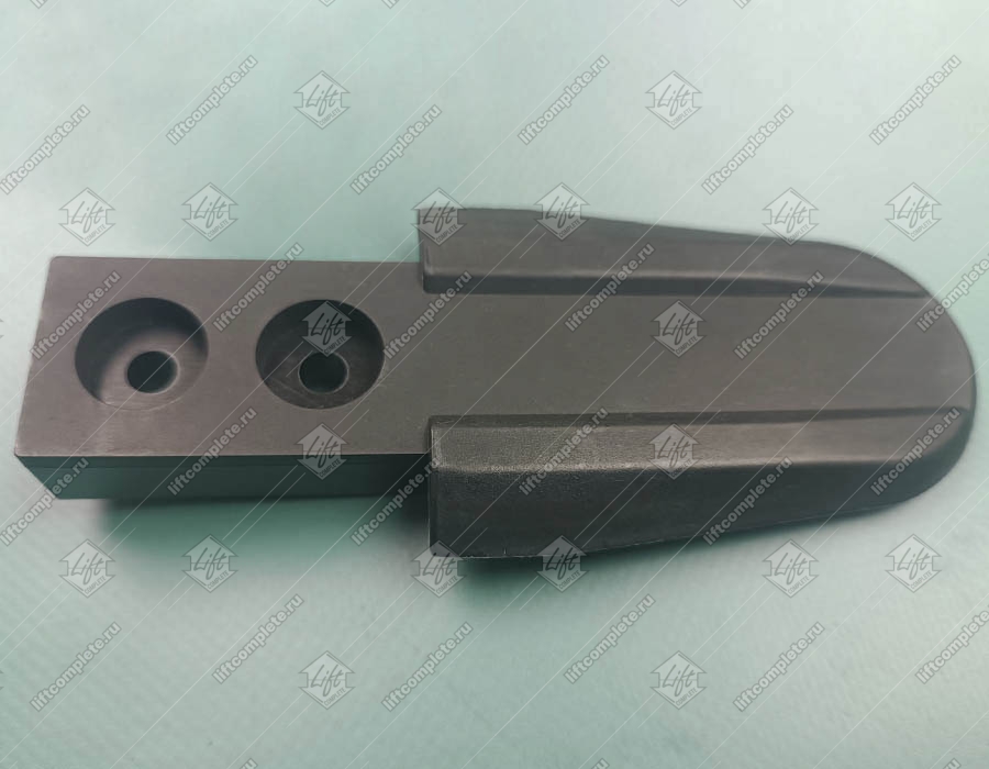 Пластиковая направляющая поручня эскалатора, XIZI OTIS, L - 140 мм, два отверстия