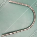 Огибной участок торца балюстрады направляющей поручня, SJEC, L - 2000 мм