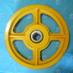 Отводной блок, OTIS, ЩЛЗ, 435х3х10,5, ZAA263P5, в сборе с подшипником