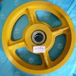 Отводной блок, OTIS, ЩЛЗ, 435х5х10, ZAA263P4, в сборе с подшипником