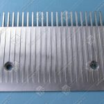 Гребенка входной площадки траволатора, центральная/правая, 22 зубца, 199x155 мм, алюминий