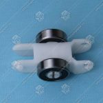 Звено отклоняющей цепи торца балюстрады, KONE, новый тип, белые звенья, с подшипниками