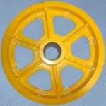 Канатоведущий шкив (КВШ), КМЗ, 525х4х12, 0621.92.00.001В