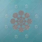 Канат стальной, GUSTAV WOLF, d - 8 мм, PAWO F7S 8х19W-IWRC, 44,6кН