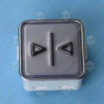 Кнопка вызова/приказа, SCHAEFER, MT42-2M RUS, закрытие дверей, выдавленная надпись, без подсветки