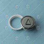 Кнопка вызова/приказа, VEGA Achille, стрелка, красная подсветка (разъем MLSU)