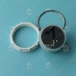 Кнопка вызова/приказа, VEGA Venus, -1 этаж, с кодом Брайля, красная подсветка (разъем MLK)