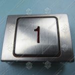 Кнопка вызова/приказа, CANNY, 1 этаж, красная подсветка