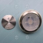 Кнопка вызова/приказа, CANNY, 1 этаж, 24V, красная подсветка, круглая, с кодом Брайля