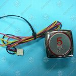 Кнопка вызова/приказа, HYUNDAI, 5 этаж