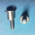 Комплект оси и гайки для ролика замка ДШ, OTIS, PRIMA/TECHNA, D - 38 мм, H - 22 мм (без ролика), эксцентриковая ось