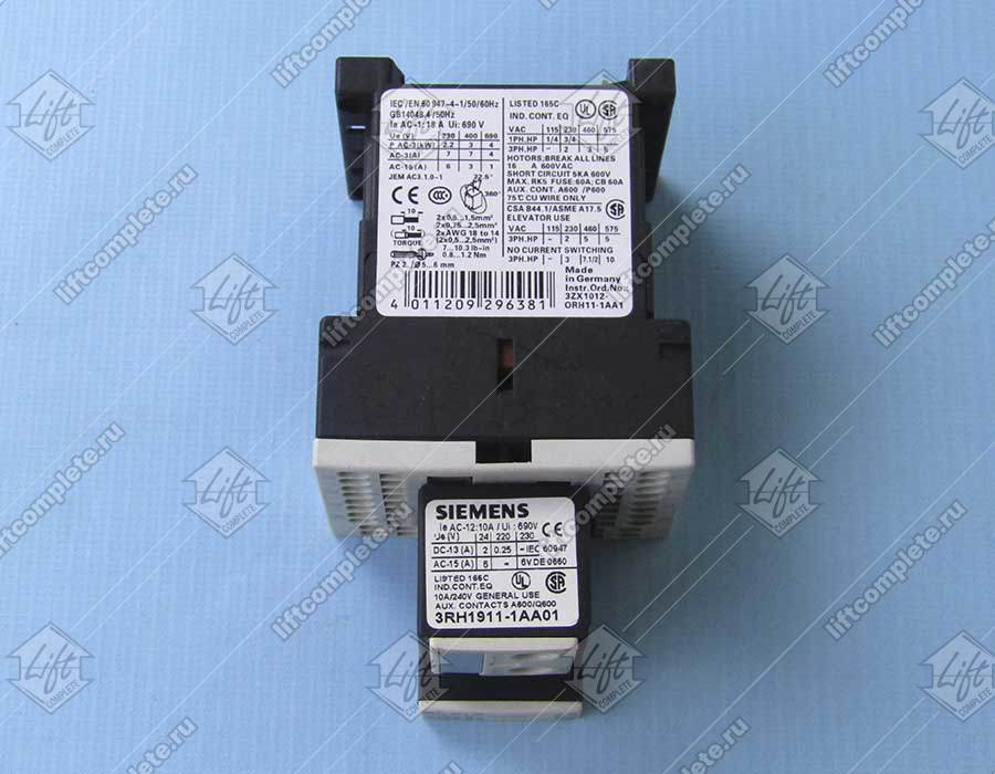 Контактор, SIEMENS, 3RH1015-2AF08-0NA2, 110VAC