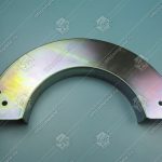 Направляющая ролика цепи ступени, 9300, поворотная, верхняя, правая, под ролик 76x25 мм