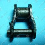 Переходное звено, однорядной цепи привода поручня эскалатора, шаг - 25,4 мм, тип A