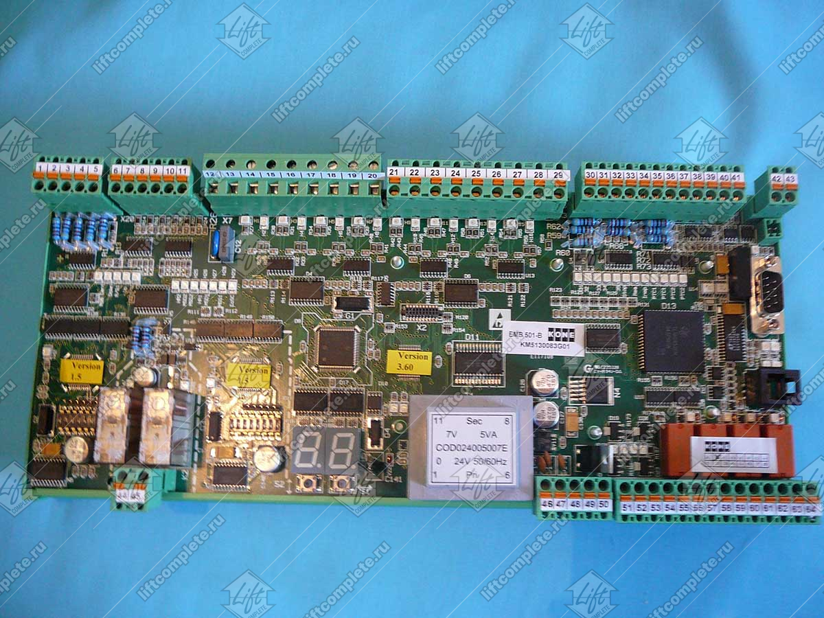 Плата управления эскалатором, KONE, PCB EMB 501-B, стандартная