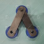 Цепь ступеней эскалатора, ST-133, шаг — 133,33 мм, палец - 84,7x14,63/14,63 мм, пластины - 40x5/40x5 мм, ролик — 70х25 мм, 180 кН (переходное звено)